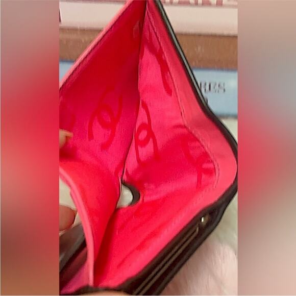 Chanel Cambon Calfskin Bifold Wallet in Black with Clasp - Picture 13 of 15